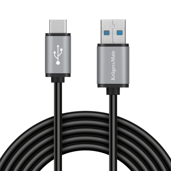 Kabel USB typu C Kruger&Matz 100 cm - Ładowanie i transmisja - obrazek 2