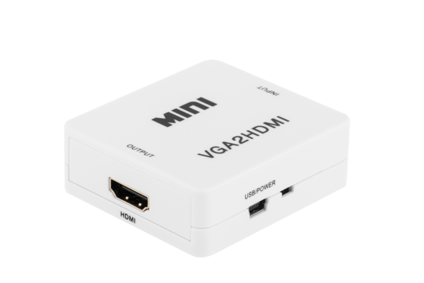 Konwerter sygnału Cabletech VGA do HDMI z funkcją audio - Plug&Play