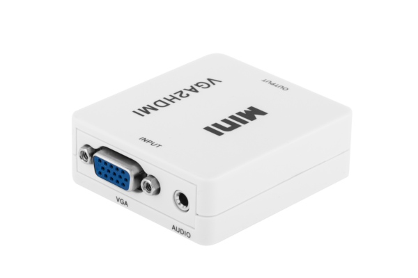 Konwerter sygnału Cabletech VGA do HDMI z funkcją audio - Plug&Play - obrazek 2
