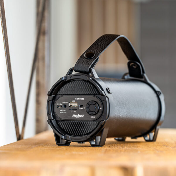 Głośnik Bluetooth 5.0 FM USB AUX Rebel KOM0943 - obrazek 7