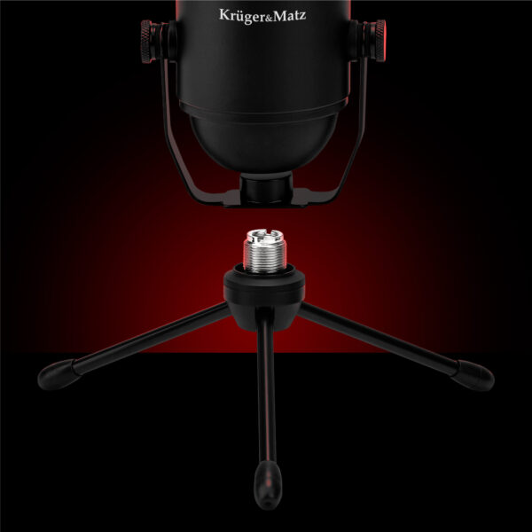 Mikrofon gamingowy vlogerowy USB Kruger&Matz Warrior GV-200 streamingowy - obrazek 14