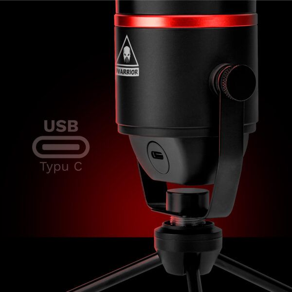 Mikrofon gamingowy vlogerowy USB Kruger&Matz Warrior GV-200 streamingowy - obrazek 13