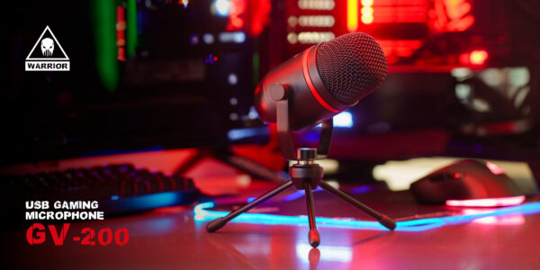 Mikrofon gamingowy vlogerowy USB Kruger&Matz Warrior GV-200 streamingowy - obrazek 11