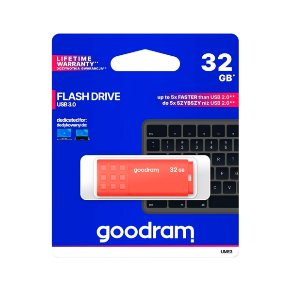 Pendrive Goodram 32 GB USB 3.0 UME3 pomarańczowy