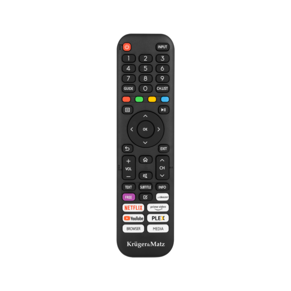 Pilot do telewizorów Kruger&Matz smart TV z systemem Vidaa