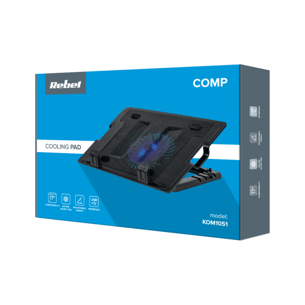 Podstawka chłodząca pod laptop Rebel - obrazek 3
