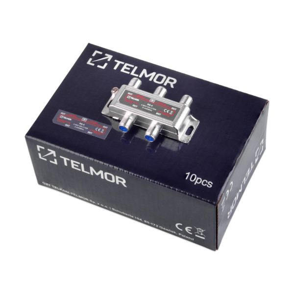 RS-4 SPLITTER 4X 2.4G DC TELMOR - obrazek 3