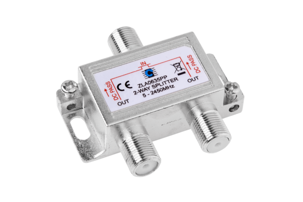Splitter 2way 5-2450MHz power pass