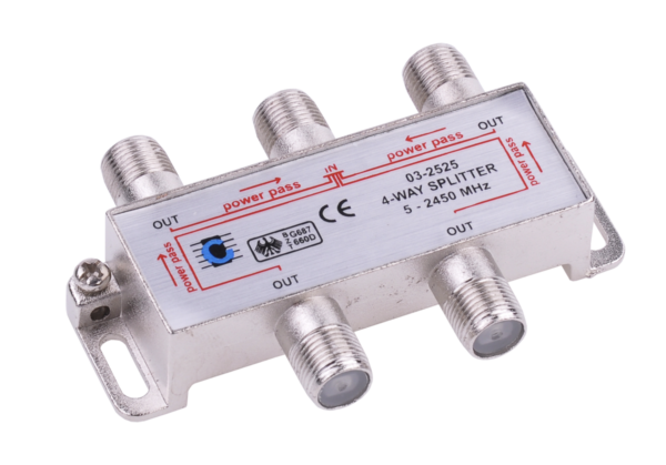 Splitter 4way 5-2450MHz