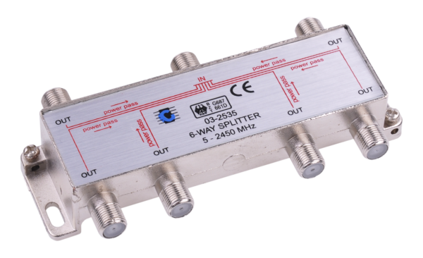 Splitter 6way 5-2450MHz