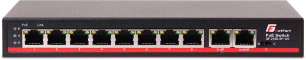 SWITCH POE GETFORT 8FE+2GE 120W