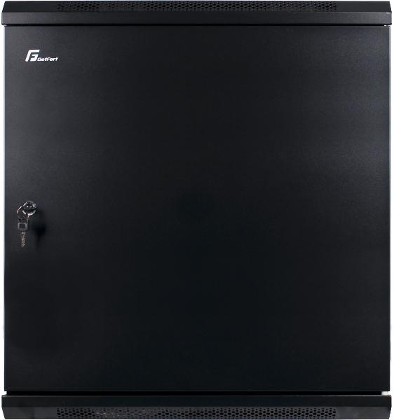 SZAFA RACK GETFORT 19 CALI 12U 600X450 WISZĄCA DRZWI STALOWE