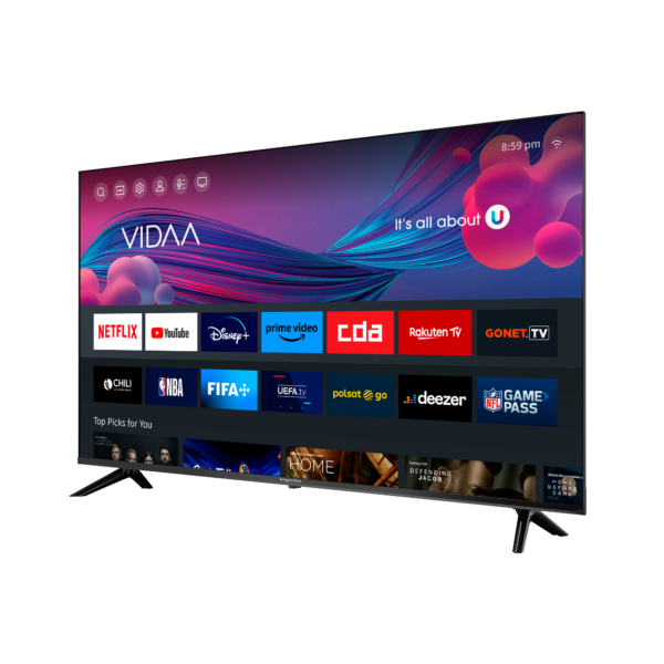 Telewizor 55'' Kruger&Matz 4K UHD SMART TV VIDAA - obrazek 3