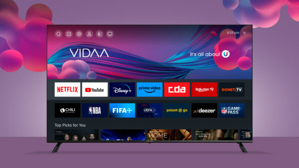 Telewizor 65'' Kruger&Matz UHD SMART TV VIDAA HDR10 USB DVB-T2 H.265 WIFI - obrazek 5