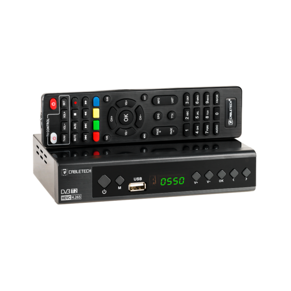 Tuner DVB-T2 DVB-C Hevc H.265 10bit dekoder tv naziemnej Cabletech - obrazek 2