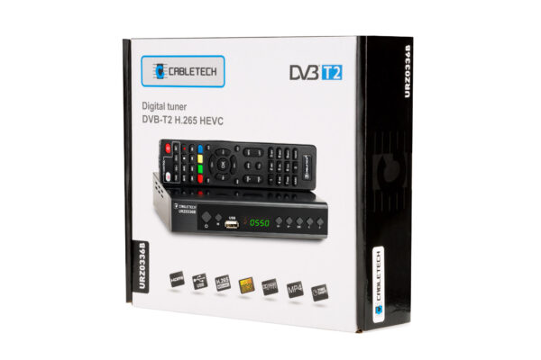 Tuner DVB-T2 DVB-C Hevc H.265 10bit dekoder tv naziemnej Cabletech - obrazek 13