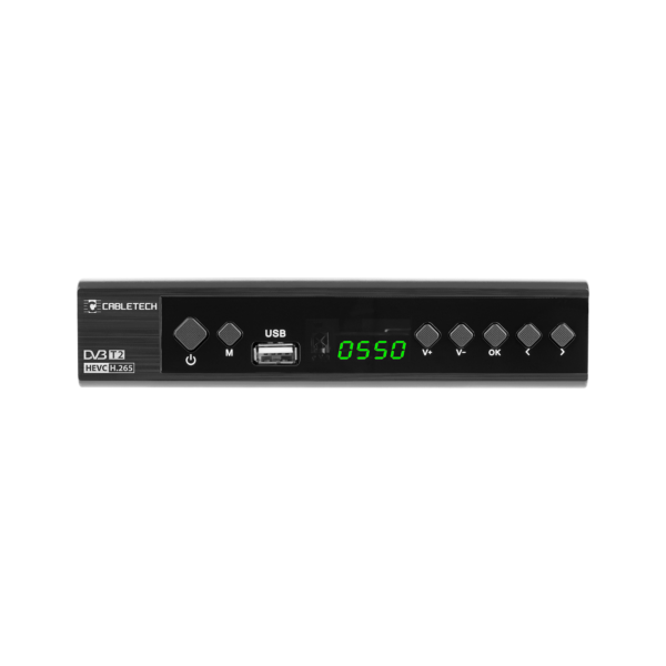 Tuner DVB-T2 DVB-C Hevc H.265 10bit dekoder tv naziemnej Cabletech - obrazek 3