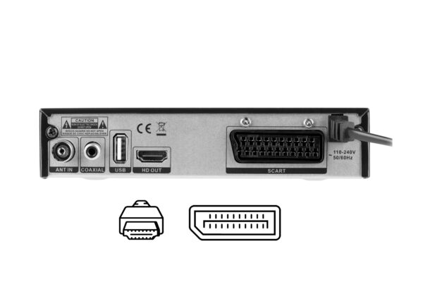Tuner DVB-T2 DVB-C Hevc H.265 10bit dekoder tv naziemnej Cabletech - obrazek 8