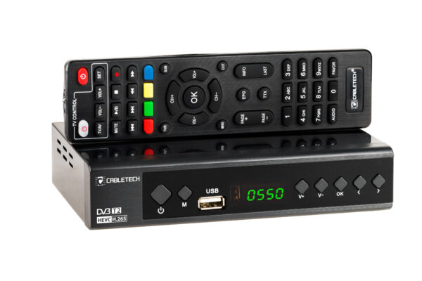 Tuner DVB-T2 DVB-C Hevc H.265 10bit dekoder tv naziemnej Cabletech - obrazek 7