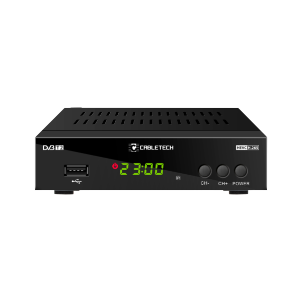 Dekoder Tuner TV naziemnej DVB-T2 Full HD H.265 HEVC USB HDMI - obrazek 2