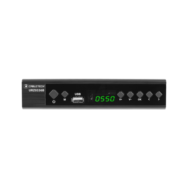 Tuner dekoder TV DVB-T2 H.265 HEVC USB Cabletech - obrazek 2