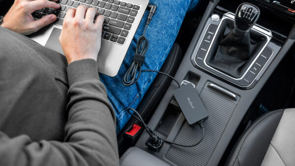 Ładowarka samochodowa do laptopa zasilacz 65W 12v 24V 8 końcówek Rebel - obrazek 8